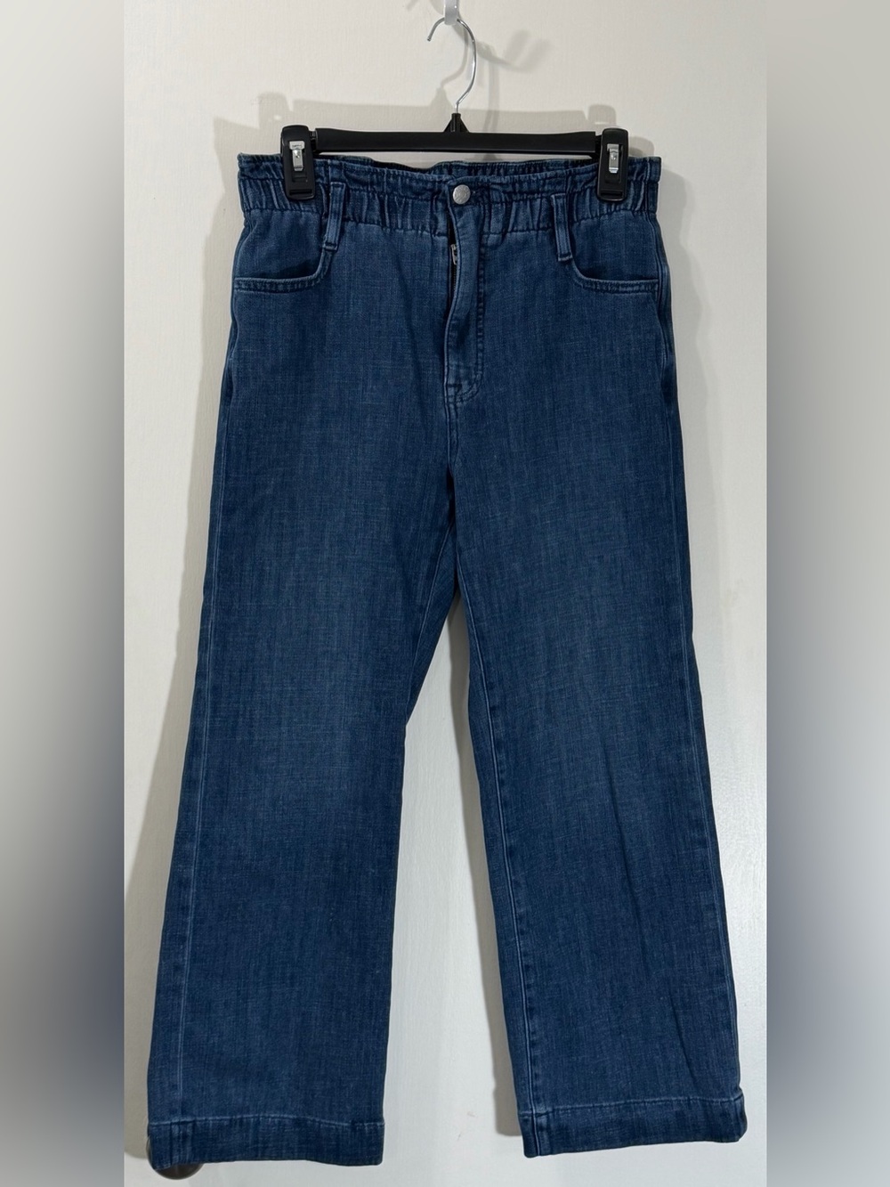 J. Crew Women's Straight-Leg Jeans in Dark Blue Denim